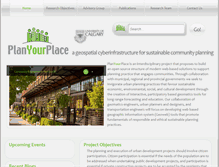 Tablet Screenshot of planyourplace.ca